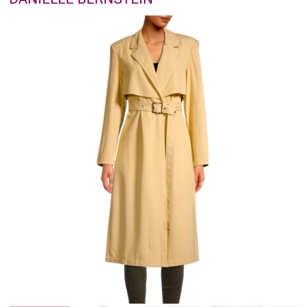 Danielle Bernstein Beige Trench Coat